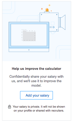 Añadir salario calculadora